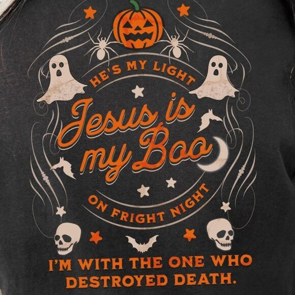 Jesus Is My Boo Shirt, Christian Halloween T Shirt - Picture 2 of 3